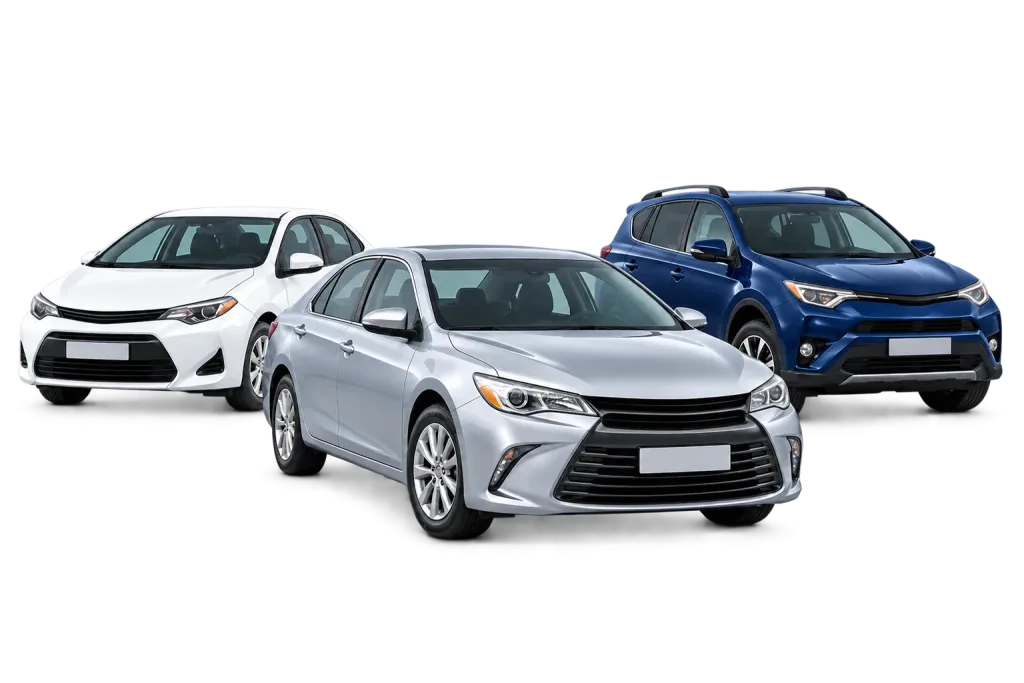 Автомобили Toyota разных моделей