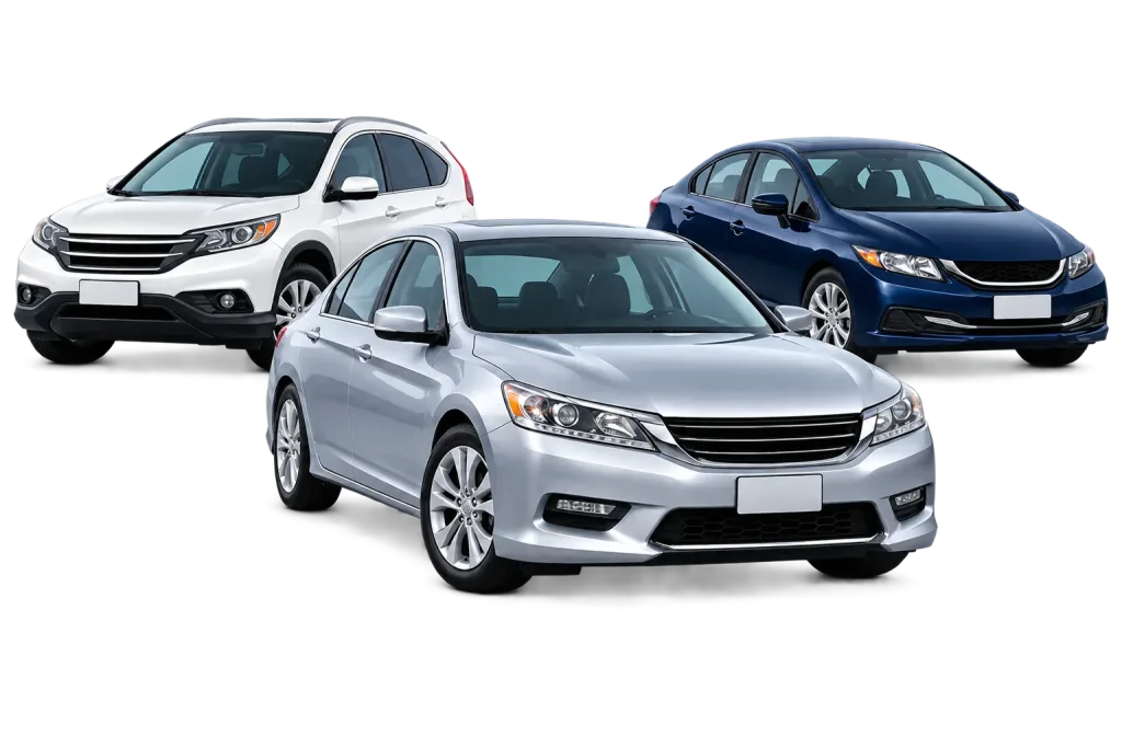 Автомобили Honda разных моделей